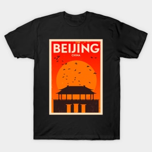 Beijing Poster Design T-Shirt